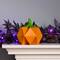 6" Orange Origami Pumpkin Tabletop Figurine